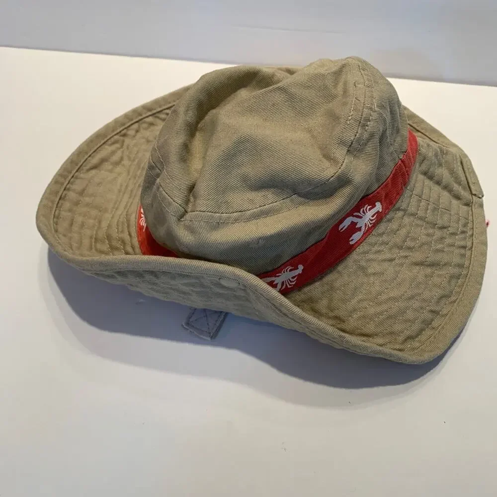 CARTER’S Boys Canvas Lobster Bucket Hat / Size 0-9 Months